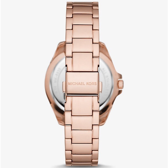 Michael Kors- Kaycie Pavé Rose Gold-Tone Watch - Picture 2 of 8